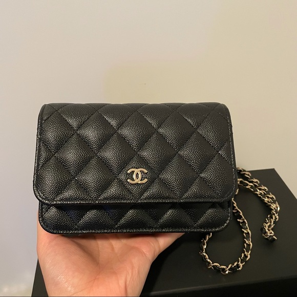 Chanel mini wallet on chain woc - Picture 9 of 10